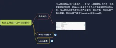 利用工具合并CDN日志操作——内容简介