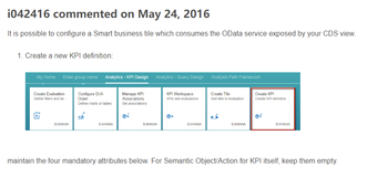 使用SAP S/4HANA Smart Business Tile消费CDS view OData服务