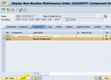 SAP PM 初级系列25 - 维修工单与采购单据之间LINK？