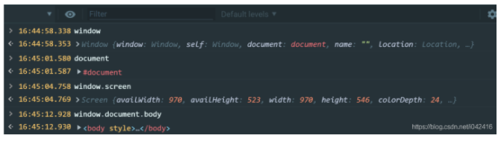 JavaScript 里 window, document, screen, body 这几个名词的区别