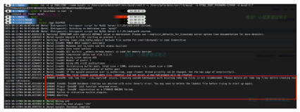Docker -  Mysql 󱨴[ERROR] InnoDB: redo log file ./ib_logfile0 exists