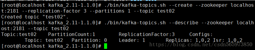 kafka基本操作(二) linux环境下多个broker