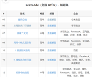 LeetCode（剑指 Offer）- 题集