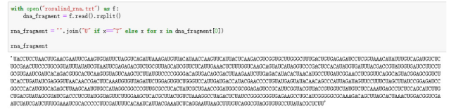 Python生物信息学⑤DNA转录RNA
