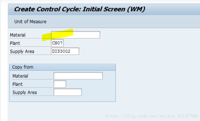 SAP WM LPK1 不能把 cross-material control cycles定义成release order parts