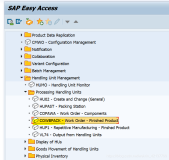 SAP PP 启用了HU管理下的工单入库