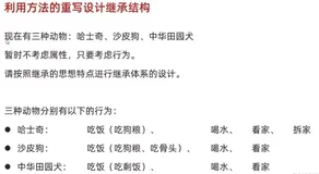 java学习第十三天笔记-面向对象249-继承中成员方法和成员变量的特点-利用方法的重写去设计继承结构 