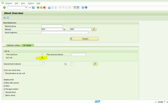 Sap Tcode Rwbe SAP MM 事务代码RWBE查询库存-阿里云开发者社区