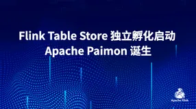 Flink Table Store 独立孵化启动 ，Apache Paimon 诞生