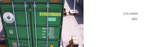 基于PaddleOCR的多视角集装箱箱号检测识别