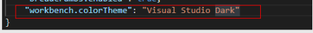 vscode中读取json文件settings.json进行适配主题的方法