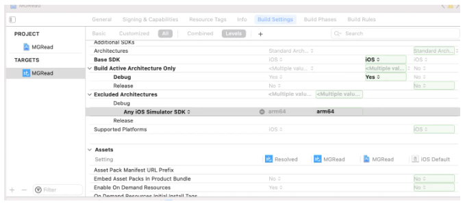 [Xcode 12, building for iOS Simulator, but linking in object file built for iOS, for architecture...