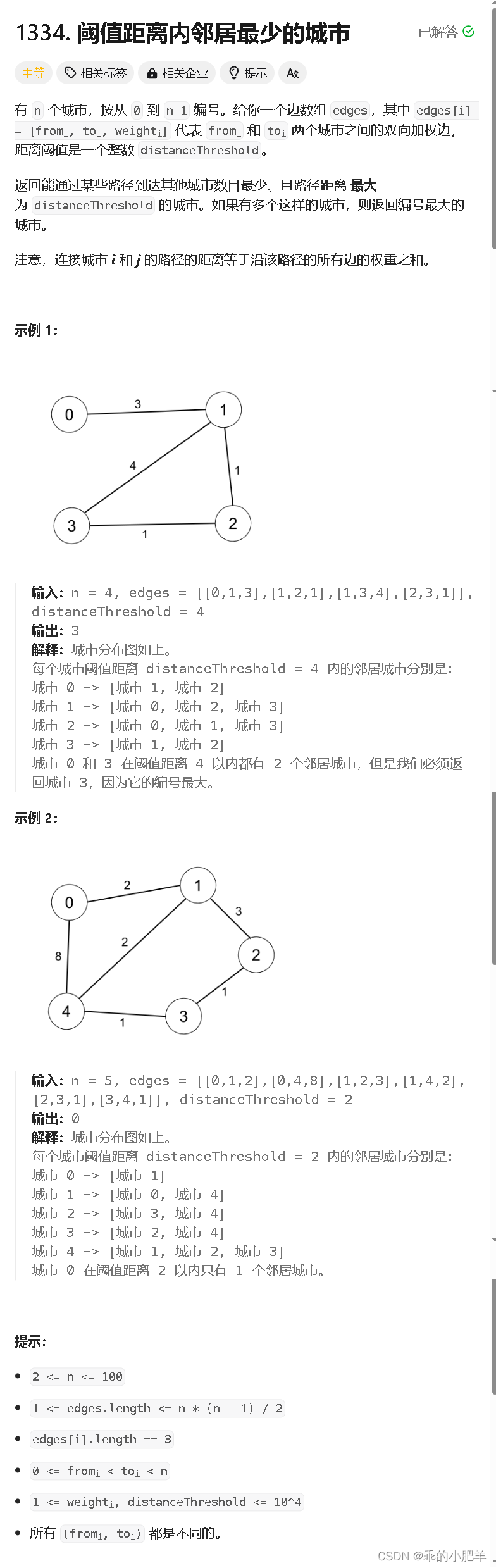 一题带你写出图论算法模板！！！