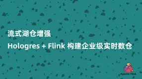 流式湖仓增强，Hologres + Flink 构建企业级实时数仓