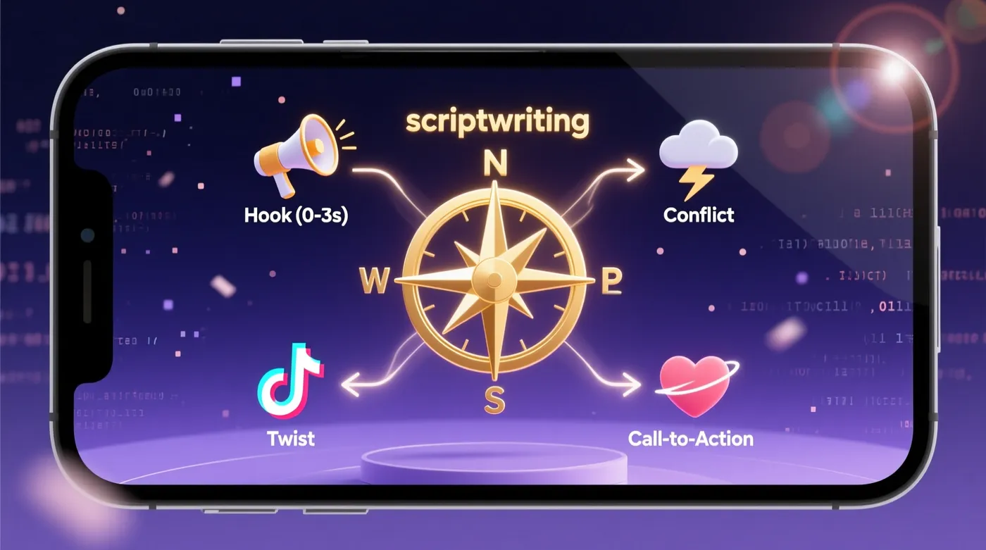 一个提示词模板，搞定抖音短视频脚本创作