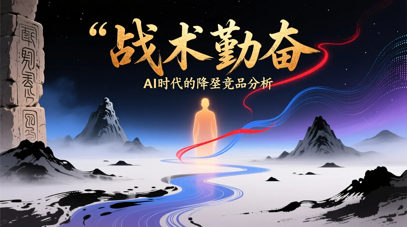 别用"战术勤奋"掩盖"战略懒惰":AI时代的降维竞品分析