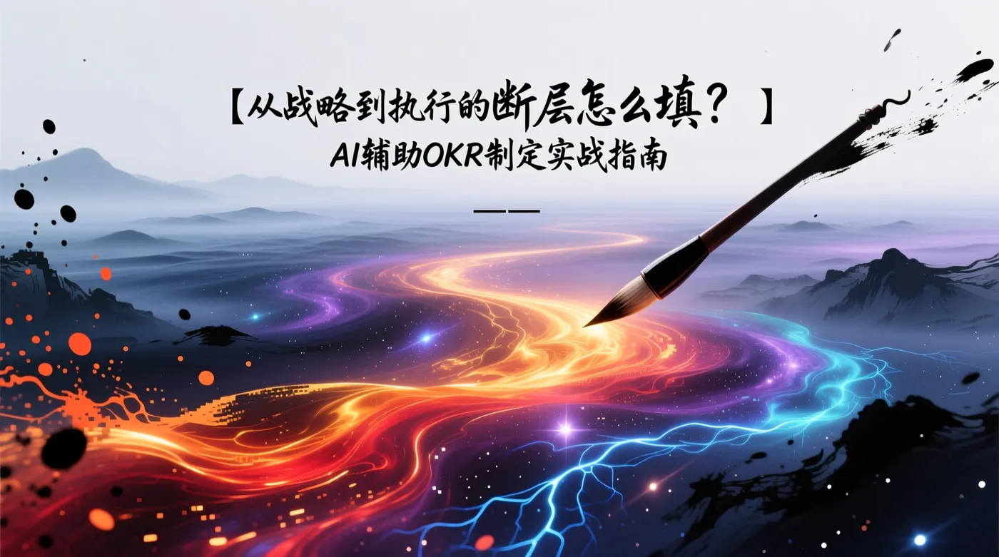 从战略到执行的断层怎么填?AI辅助OKR制定实战指南