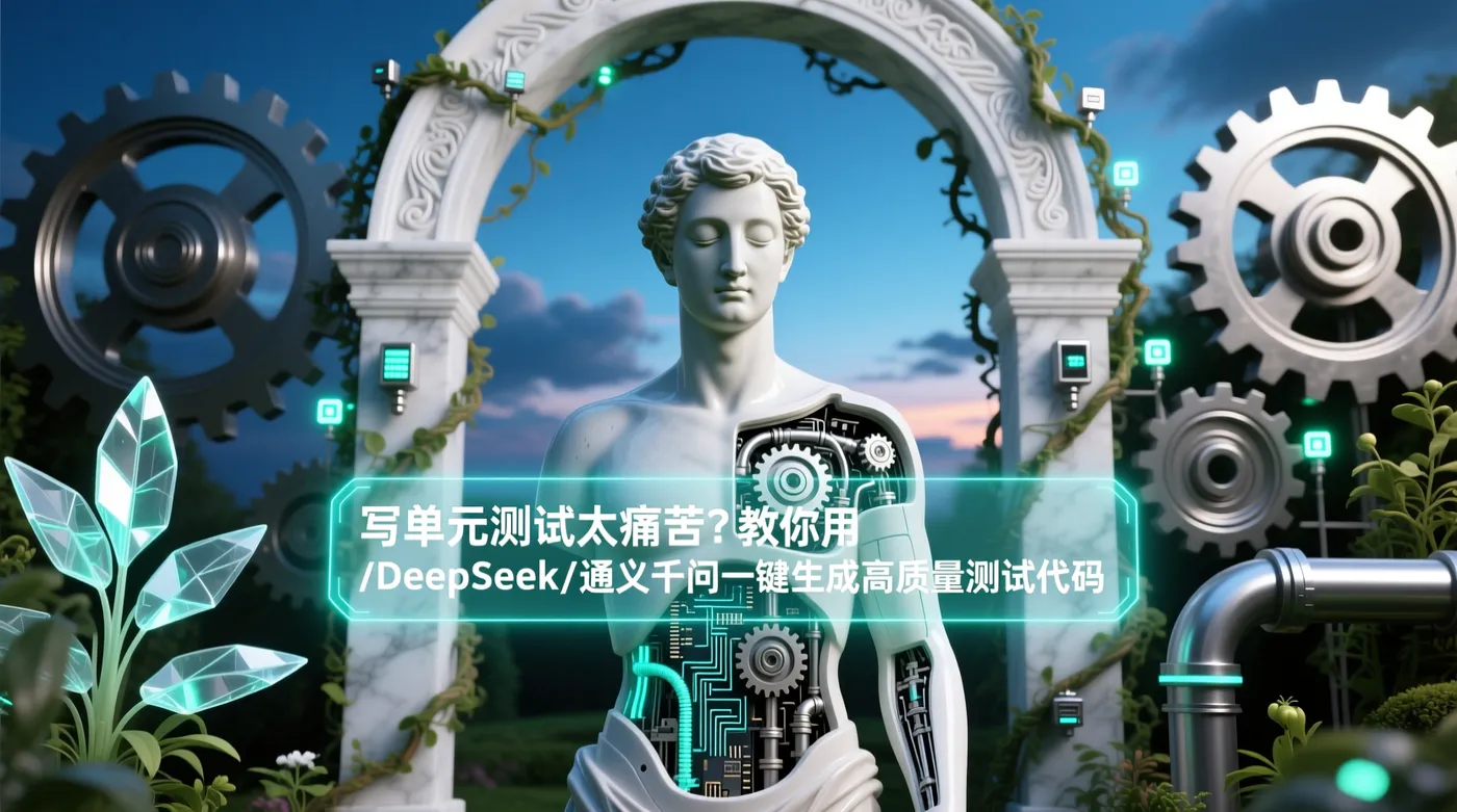 写单元测试太痛苦？教你用DeepSeek/通义千问一键生成高质量测试代码