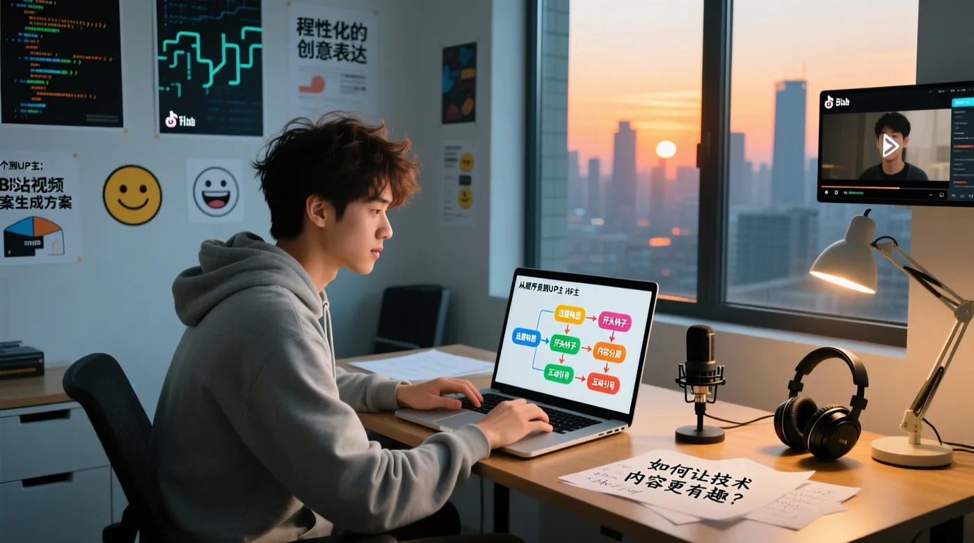 从程序员到UP主：一个结构化的B站视频文案生成方案