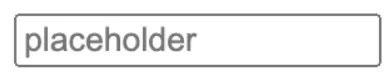 css：input元素placeholder样式设置