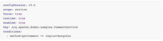 《Apache Dubbo微服务开发从入门到精通》——基于规则的流量治理—— 二、 条件路由规则