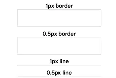 css：移动端实现1px、0.5px的细线