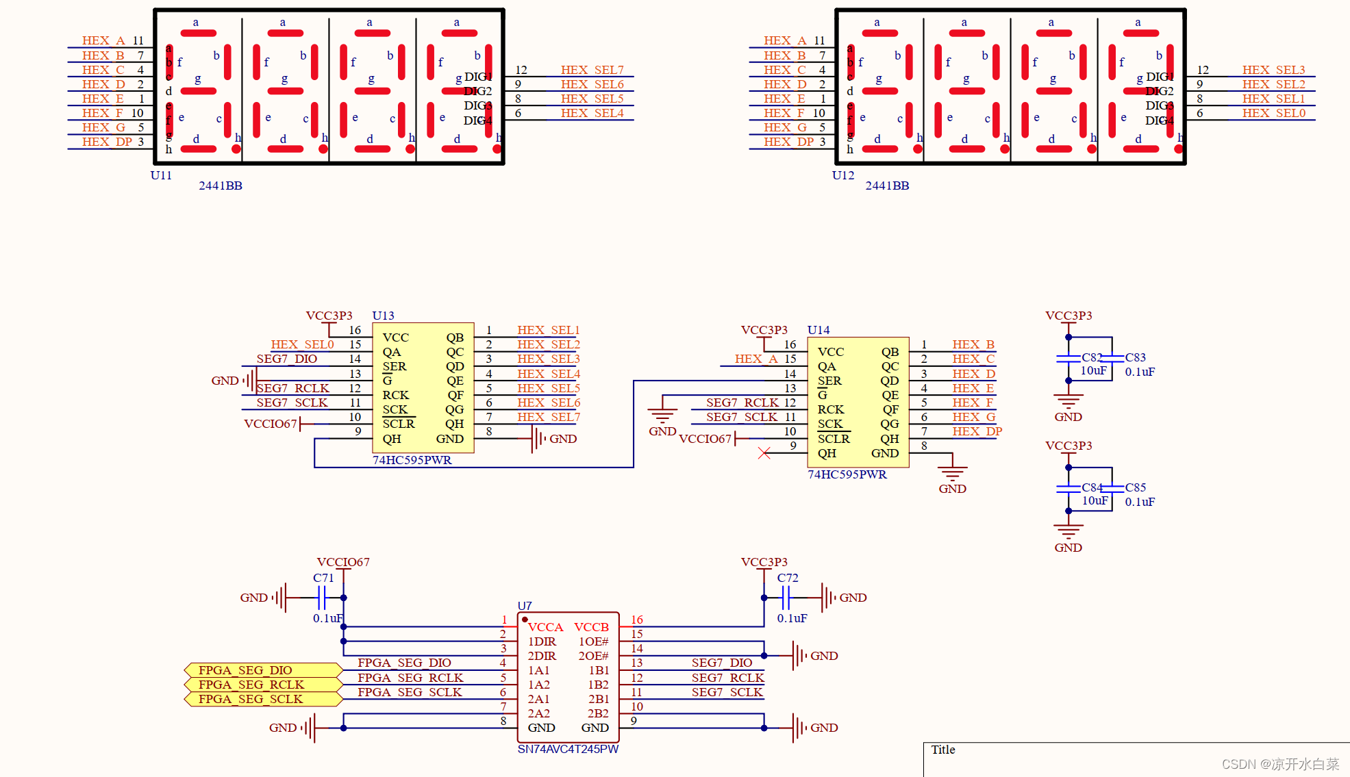 【FPGA】高云FPGA之数字钟实验-＞HC595驱动数码管（一）