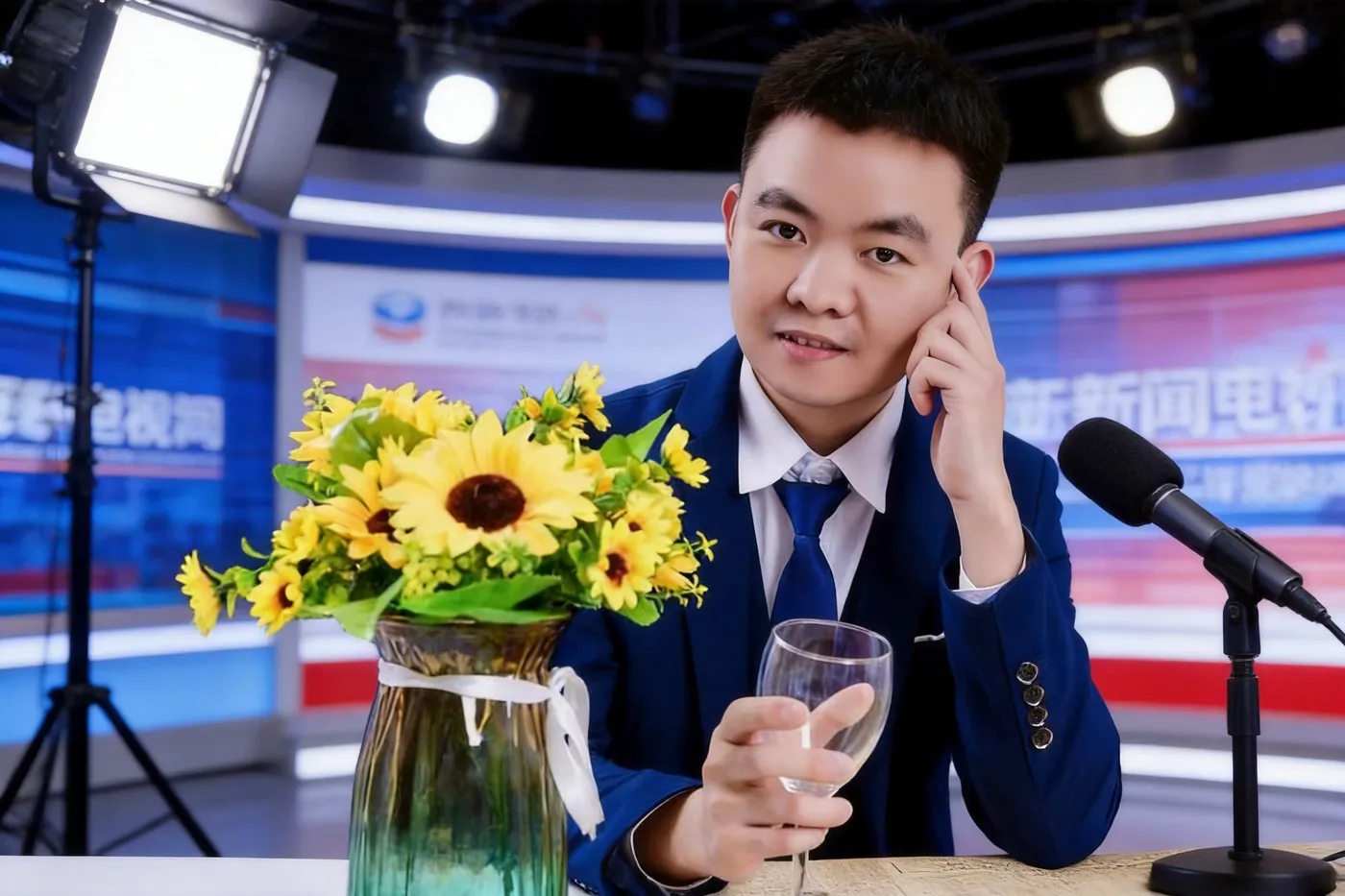 jimeng-2026-06-11-6099-保留@图片1中的穿蓝色西装、系蓝色领带的亚洲男士形象完全不变，将黑色背景替换为专....png