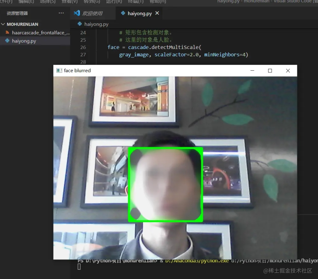 使用 OpenCV 和 Python 模糊和匿名化人脸