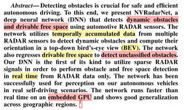 NVRadarNet：基于纯Radar的障碍物和可行驶区域检测（英伟达最新）