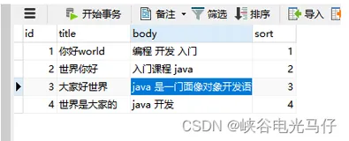 mysql/mariadb 实现全文检索
