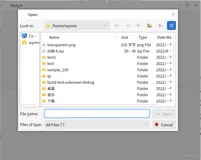 QFileDialog可同时选择文件/目录和文件夹