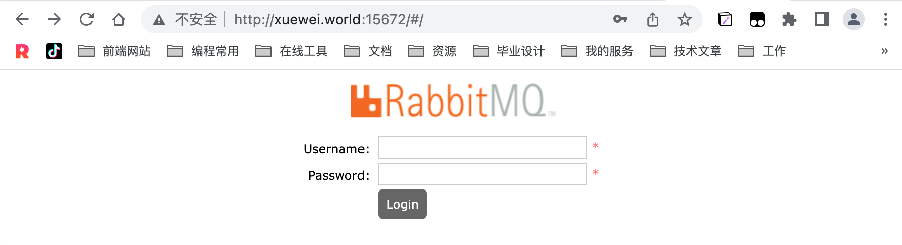 RabbitMQ的Web管理页面