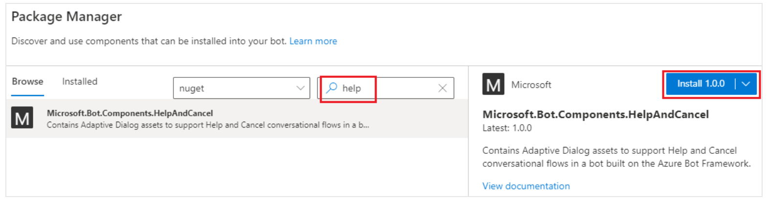 【Azure 机器人】微软Azure Bot 编辑器系列(3) : 机器人对话流中加入帮助和取消按钮功能 (The Bot Framework Composer tutorials)