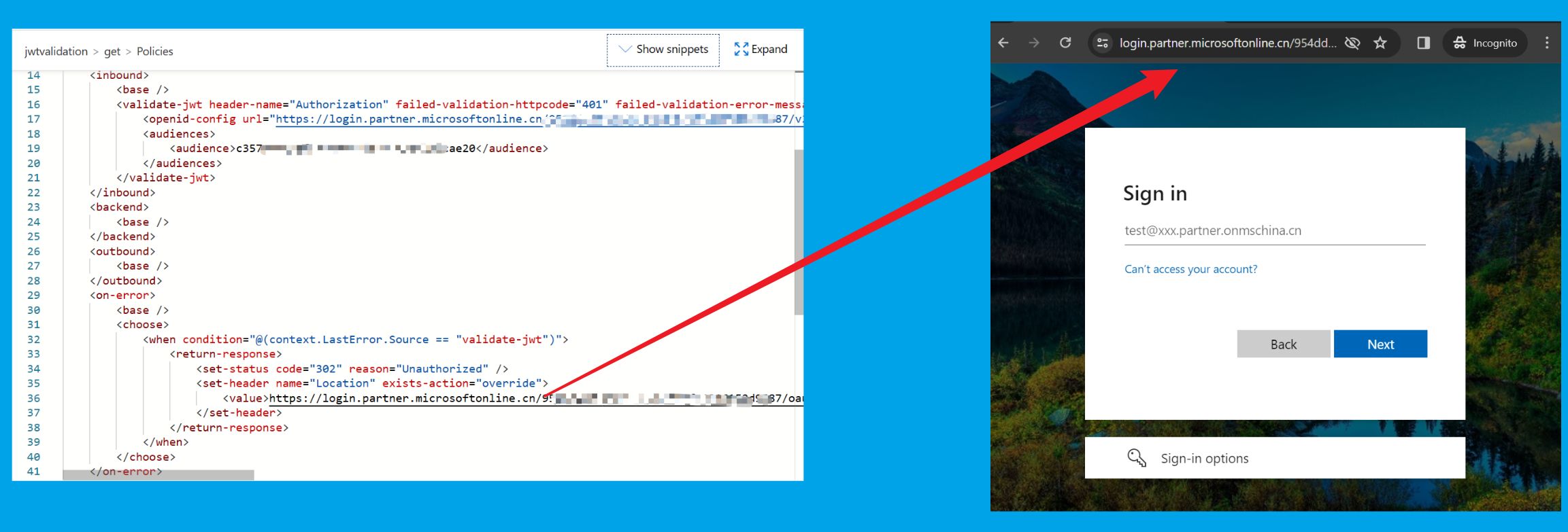 【Azure APIM】在APIM中实现JWT验证不通过时跳转到Azure登录页面