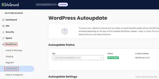 SiteGround如何设置WordPress网站自动更新