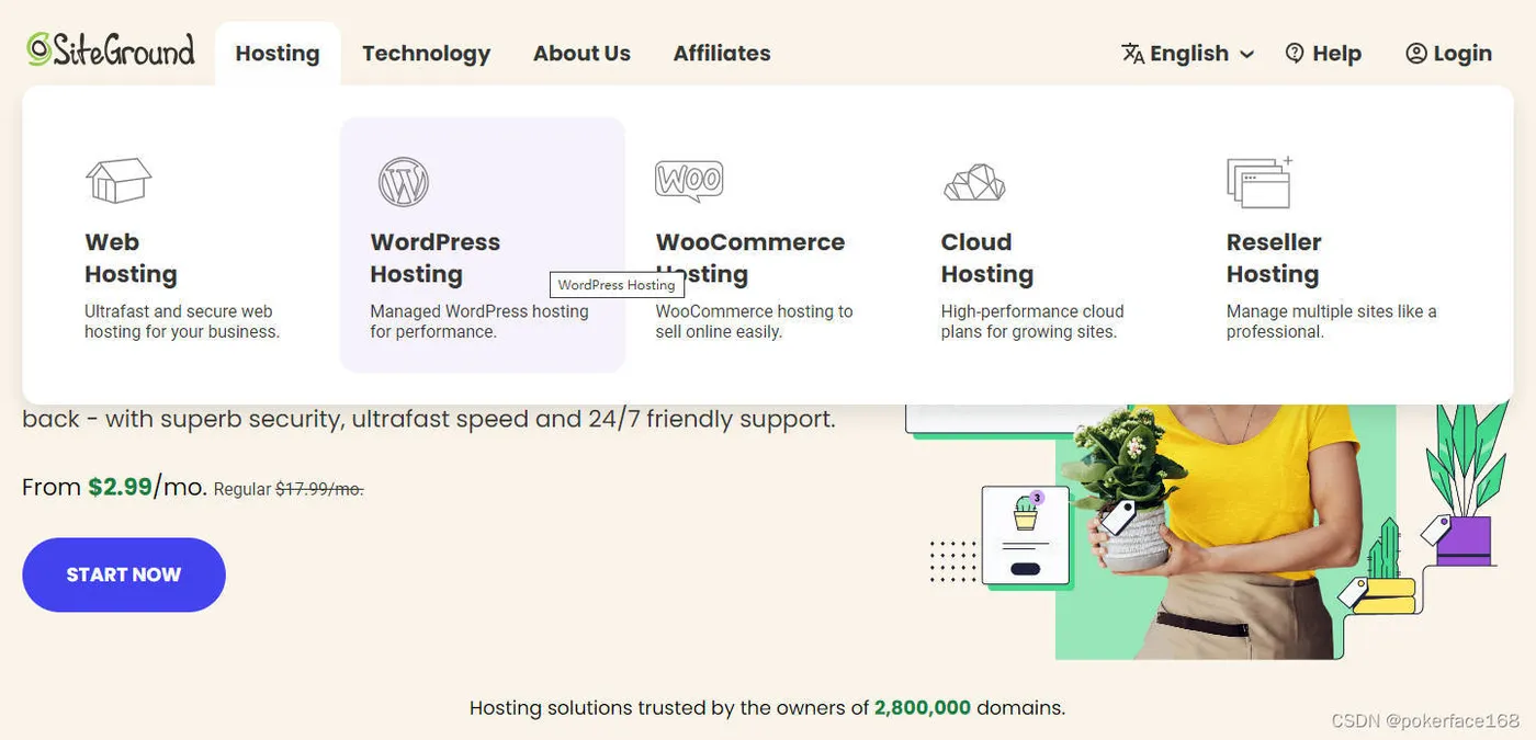 SiteGround搭建WordPress：找到WordPress Hosting