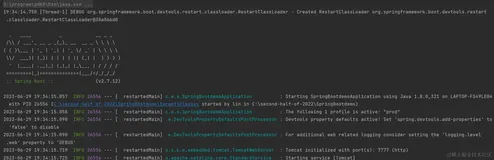 Spring Boot日志文件（一）