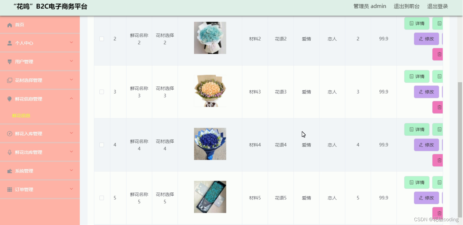 基于SpringBoot+Vue+uniapp的“花鸣”B2C电子商务平台的详细设计和实现(源码+lw+部署文档+讲解等)