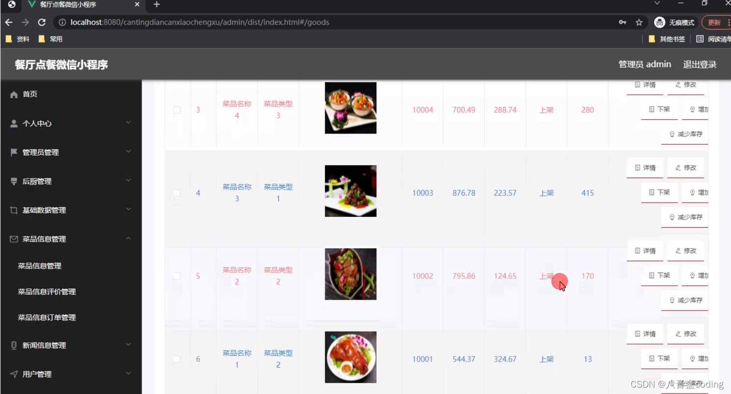 基于SpringBoot+Vue+uniapp的餐厅点餐微信小程序的详细设计和实现(源码+lw+部署文档+讲解等)