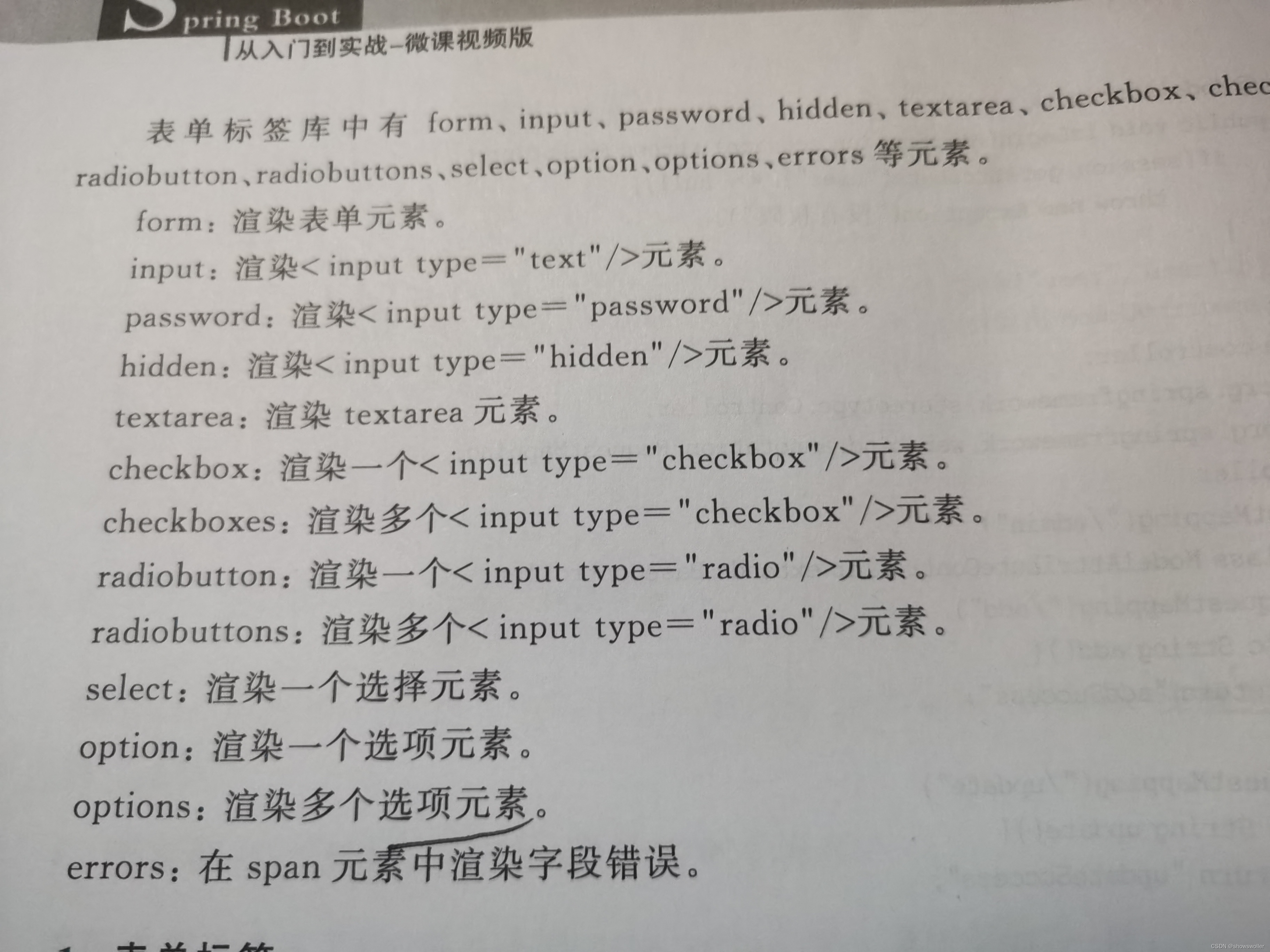 Spring Boot中Spring MVC的表单标签库与数据绑定讲解与实战（附源码 超详细必看）