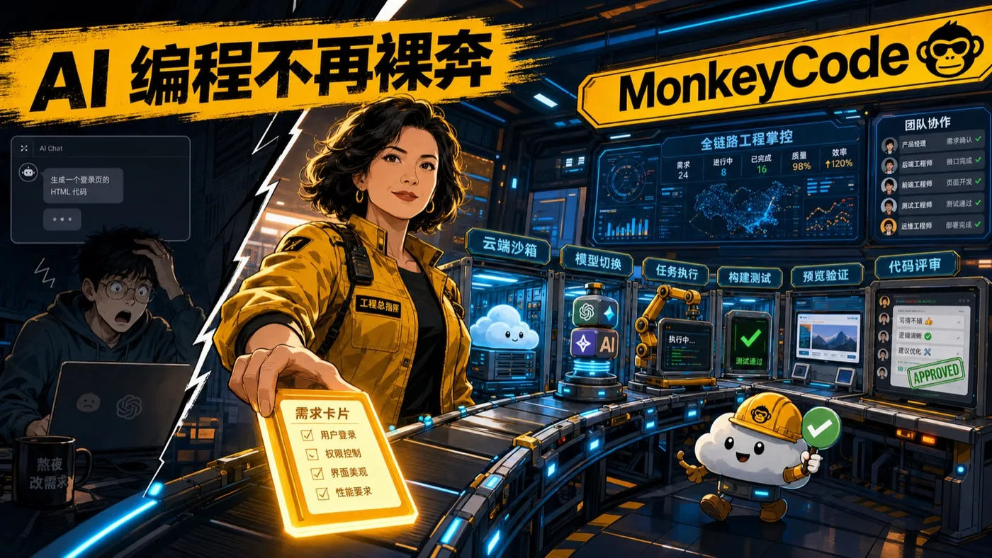 MonkeyCode 封面：AI 编程不再裸奔