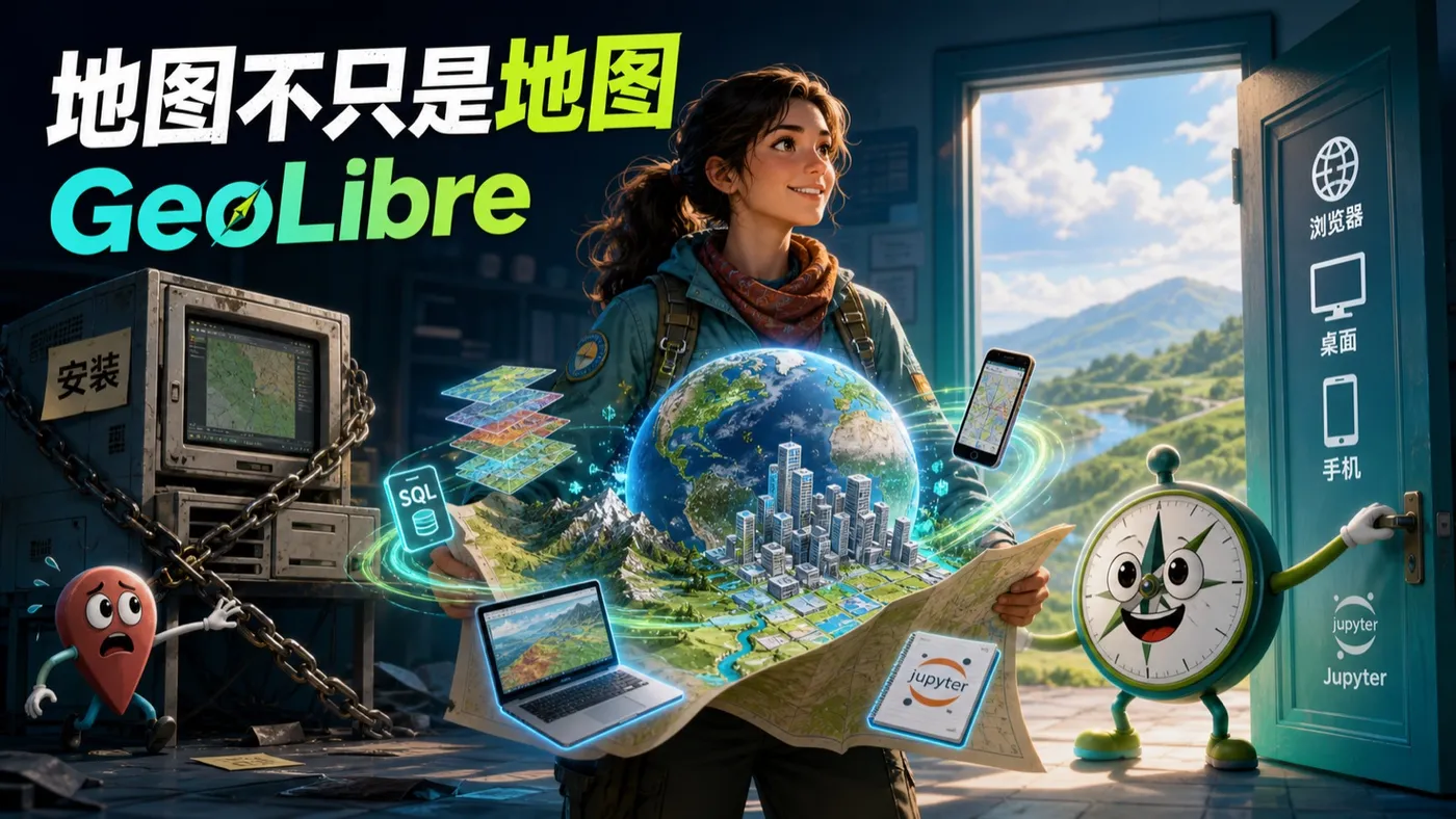 GeoLibre 封面：地图不只是地图