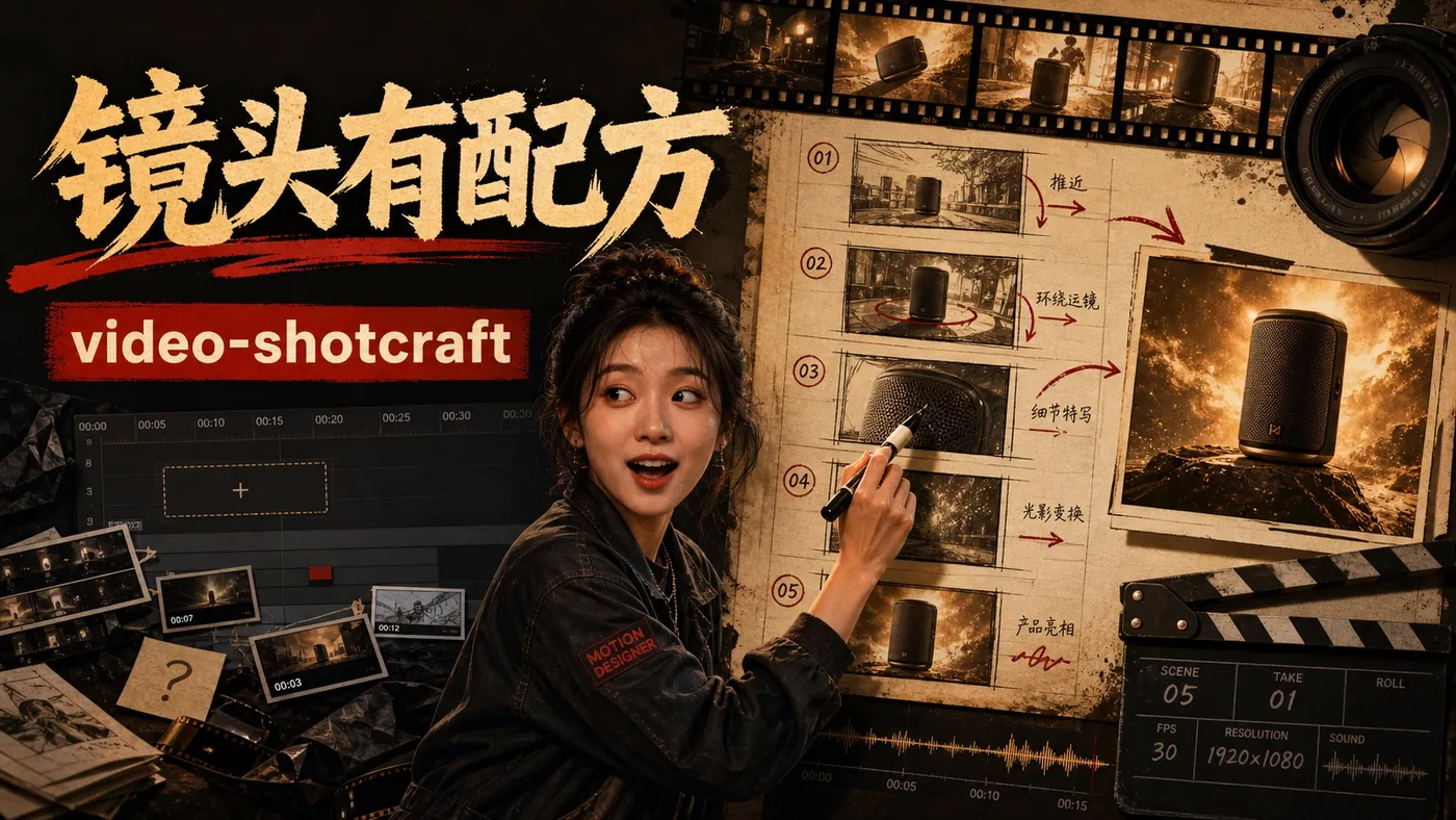 video-shotcraft 项目封面:镜头有配方