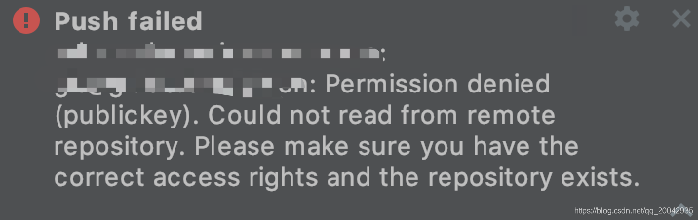 解决Git push提交时Permission denied(publickey).Could not read from remote...的问题