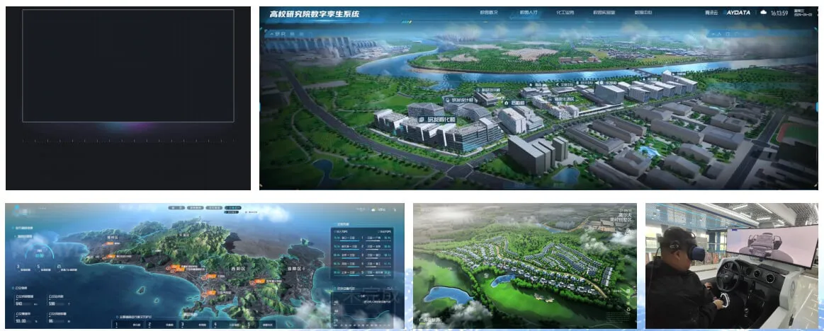 中国数字孪生平台与交付市场份额格局，平台引领与交付落地双轮驱动
