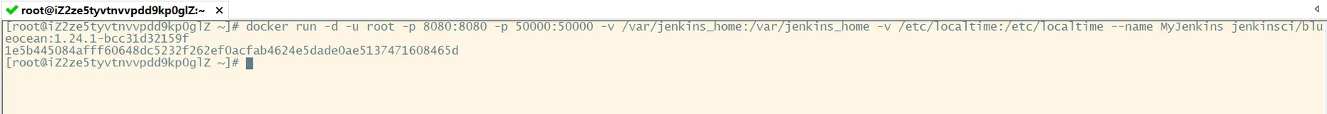 docker搭建jenkins