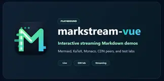 Markstream-VUE��������������ʽ Markdown ��Ⱦ��