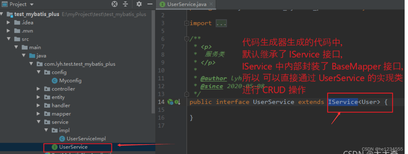 MyBatis-Plus中CURD常用方法及注解