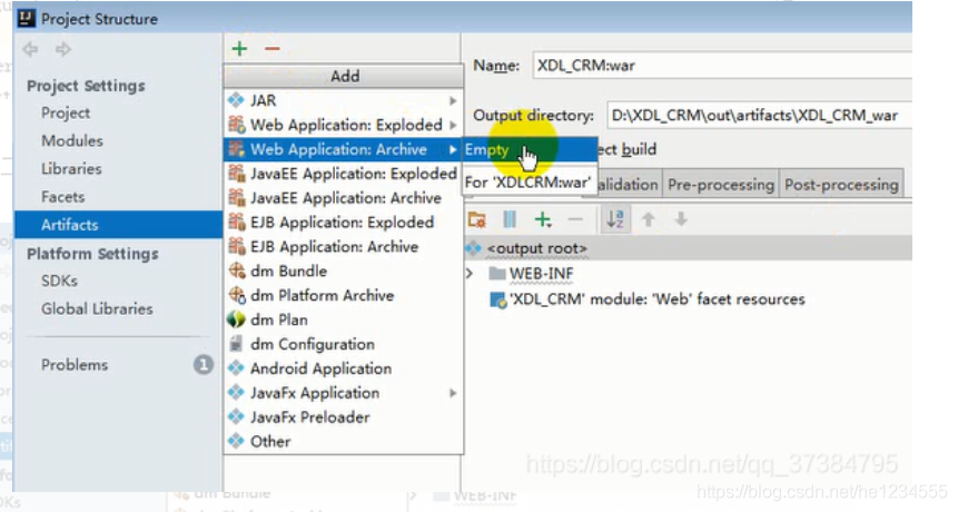 SSM项目的打成war包的过程